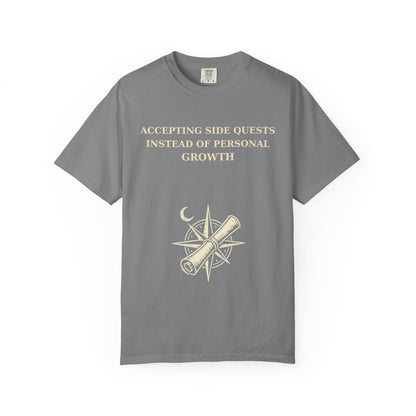 Motivational Floral T-Shirt — "All I Ever Showed Instead of Personal Growth" Graphic Tee