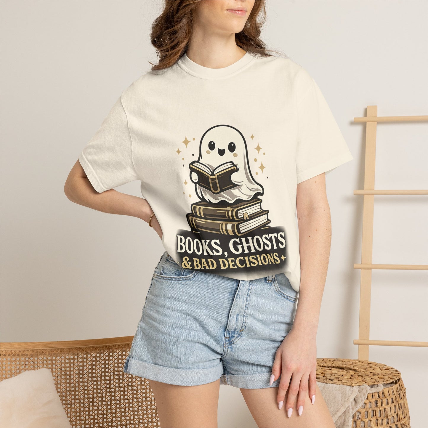 Books, Ghosts & Bad Decisions Tee