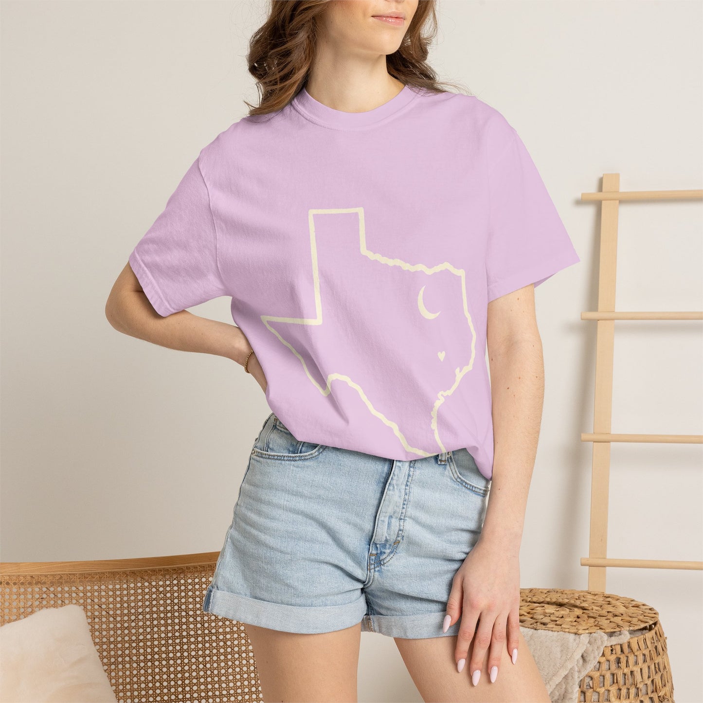 Texas Outline T-Shirt — Minimalist State Map Tee