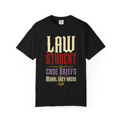 Law Student T‑Shirt — "Case Briefs" Vintage-Style Tee for Aspiring Attorneys