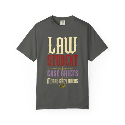Law Student T‑Shirt — "Case Briefs" Vintage-Style Tee for Aspiring Attorneys