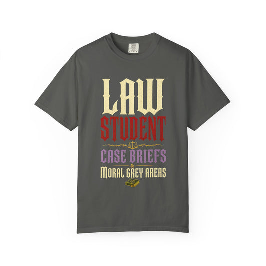 Law Student T‑Shirt — "Case Briefs" Vintage-Style Tee for Aspiring Attorneys