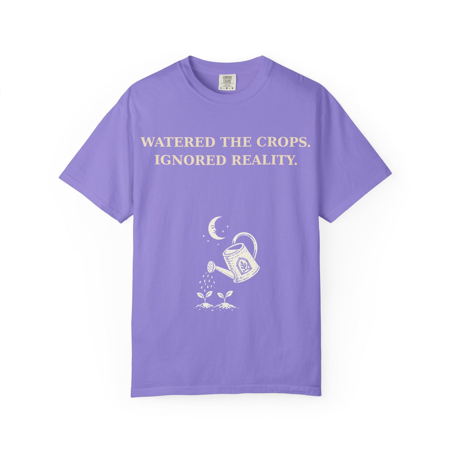 Gamer Tee -  "Weathered the Crops, Ignored Reality" Vintage Gamer Tee