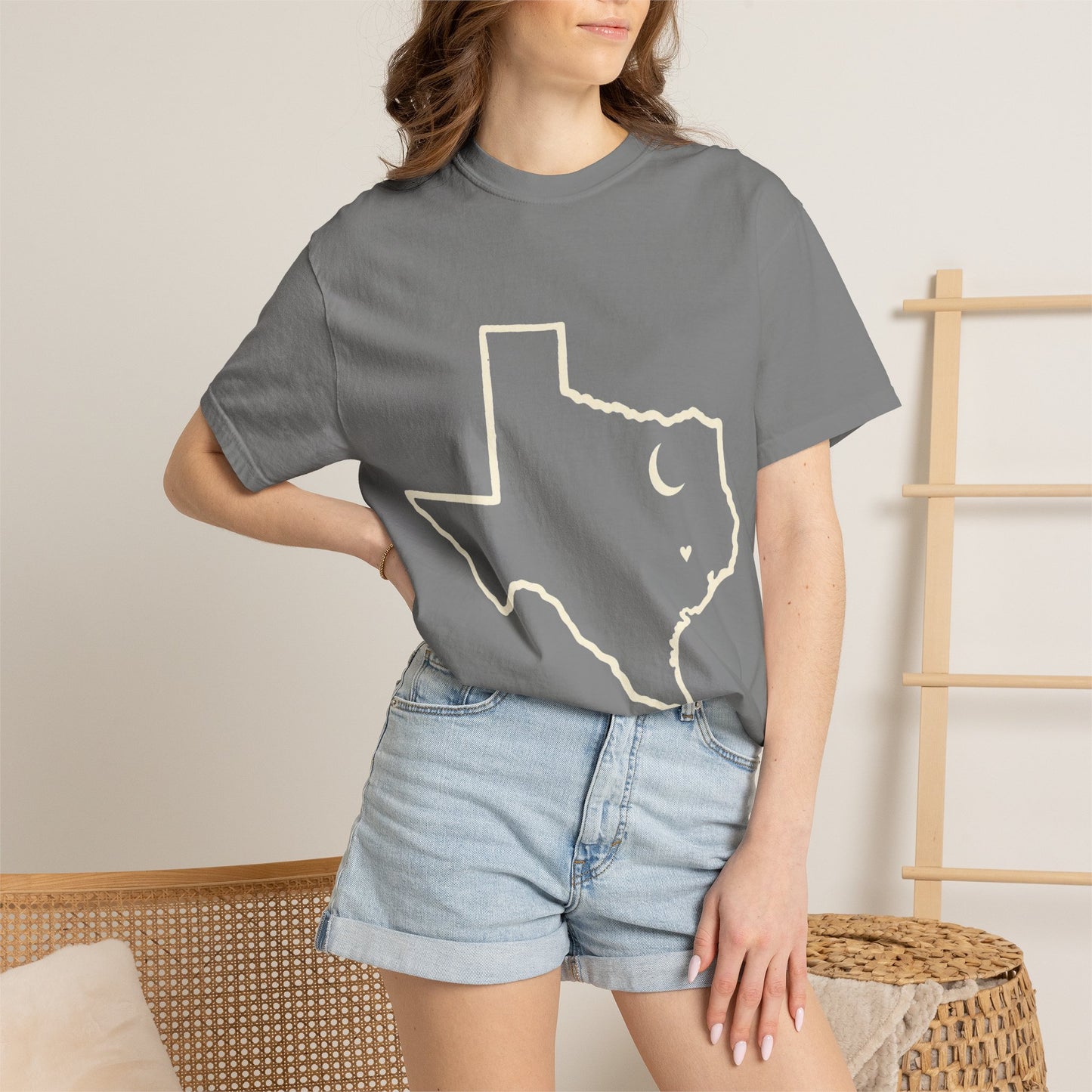 Texas Outline T-Shirt — Minimalist State Map Tee