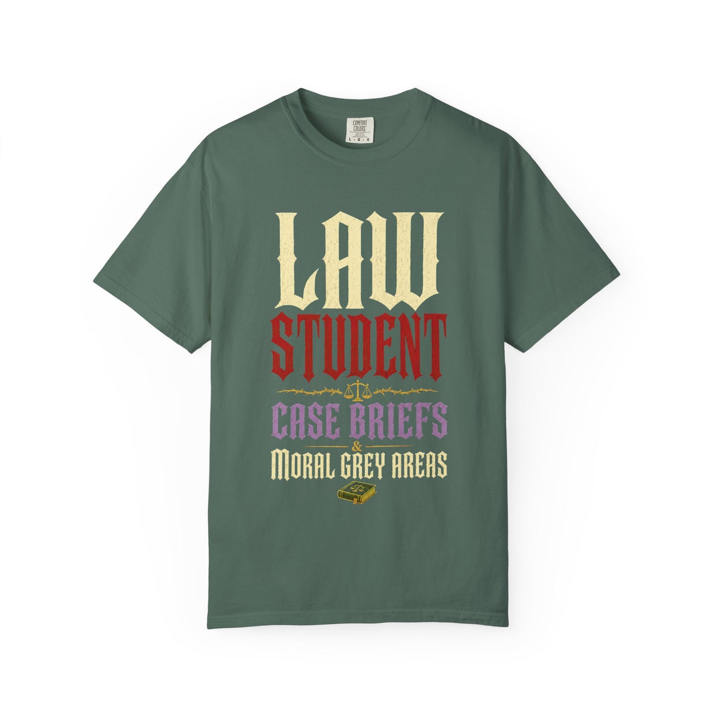 Law Student T‑Shirt — "Case Briefs" Vintage-Style Tee for Aspiring Attorneys