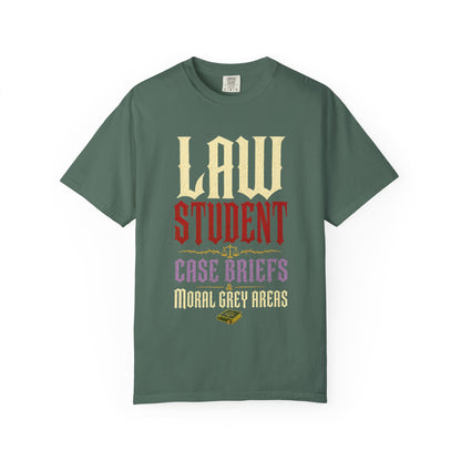 Law Student T‑Shirt — "Case Briefs" Vintage-Style Tee for Aspiring Attorneys