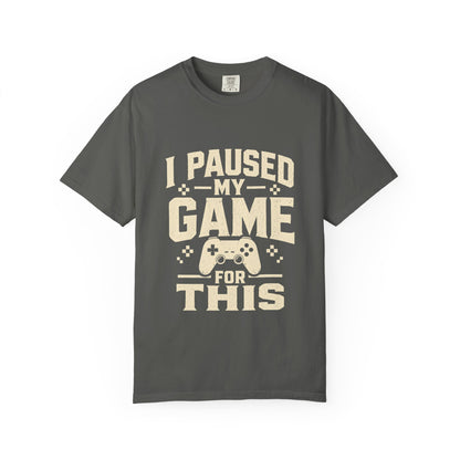 I Paused My Game For This Tee