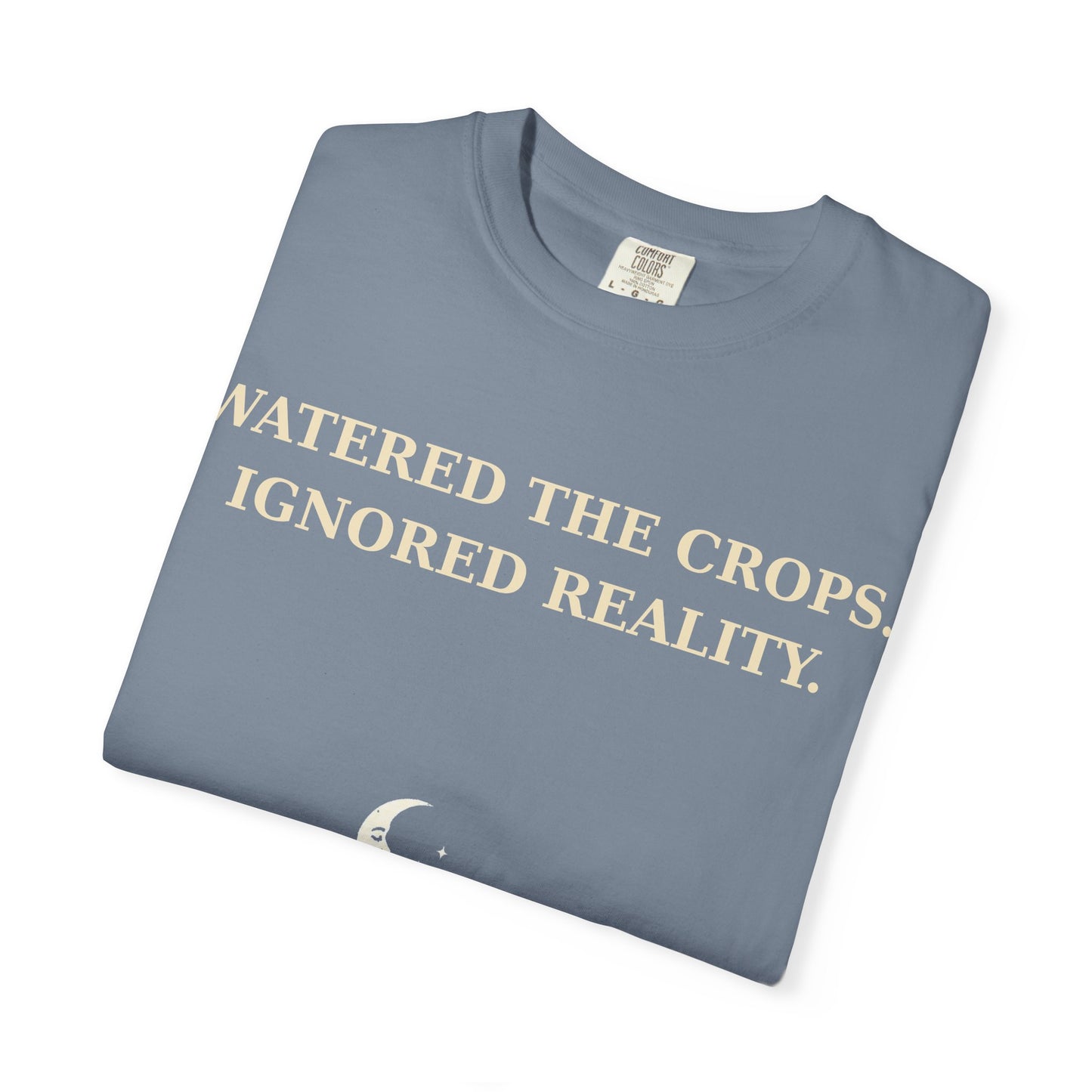Gamer Tee -  "Weathered the Crops, Ignored Reality" Vintage Gamer Tee