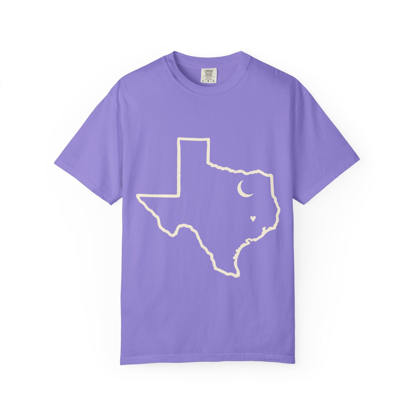 Texas Outline T-Shirt — Minimalist State Map Tee