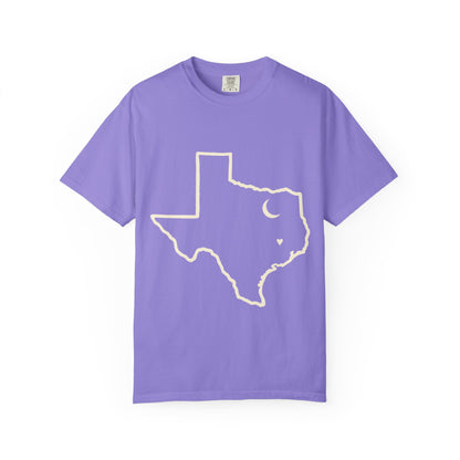 Texas Outline T-Shirt — Minimalist State Map Tee