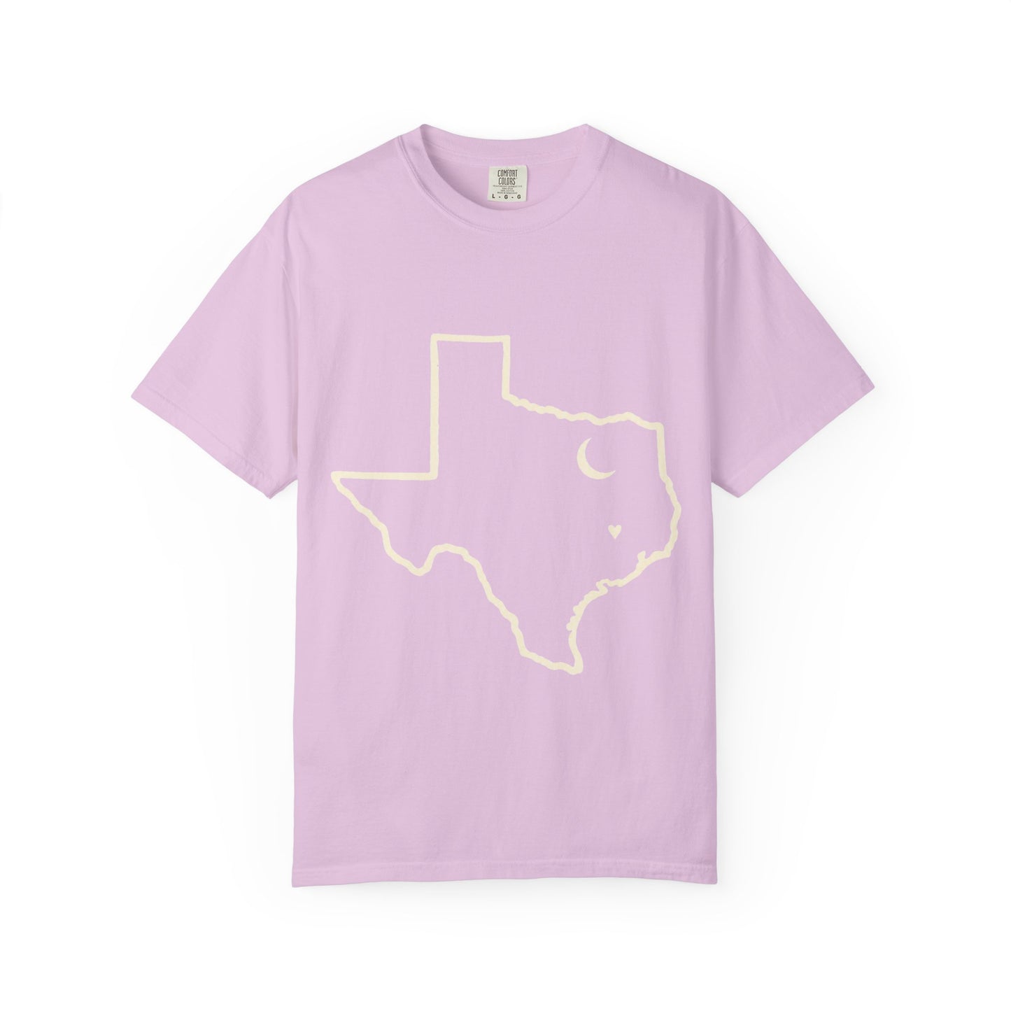 Texas Outline T-Shirt — Minimalist State Map Tee