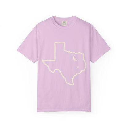 Texas Outline T-Shirt — Minimalist State Map Tee