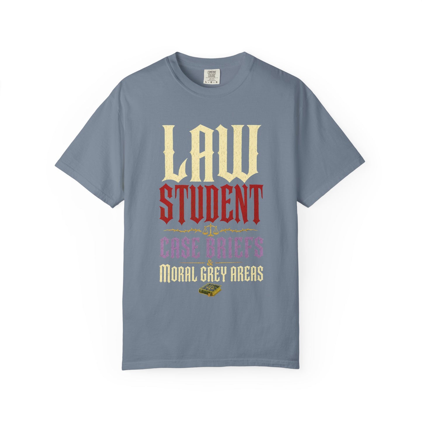 Law Student T‑Shirt — "Case Briefs" Vintage-Style Tee for Aspiring Attorneys