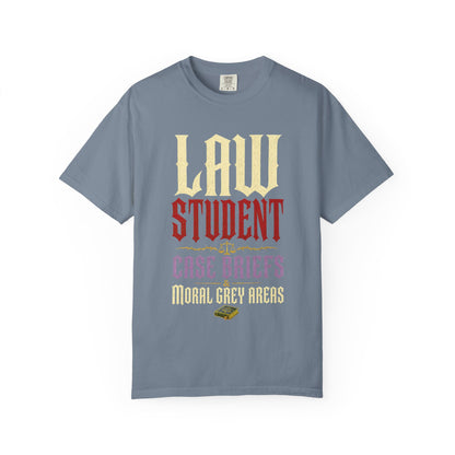 Law Student T‑Shirt — "Case Briefs" Vintage-Style Tee for Aspiring Attorneys