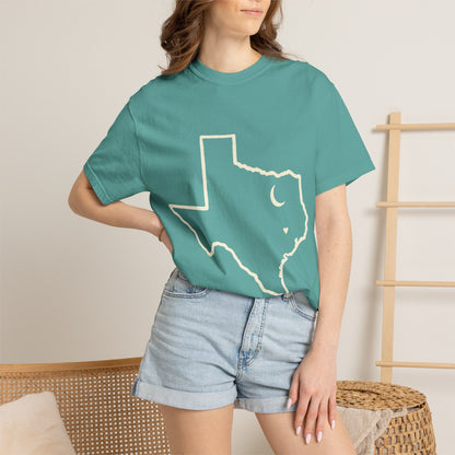 Texas Outline T-Shirt — Minimalist State Map Tee