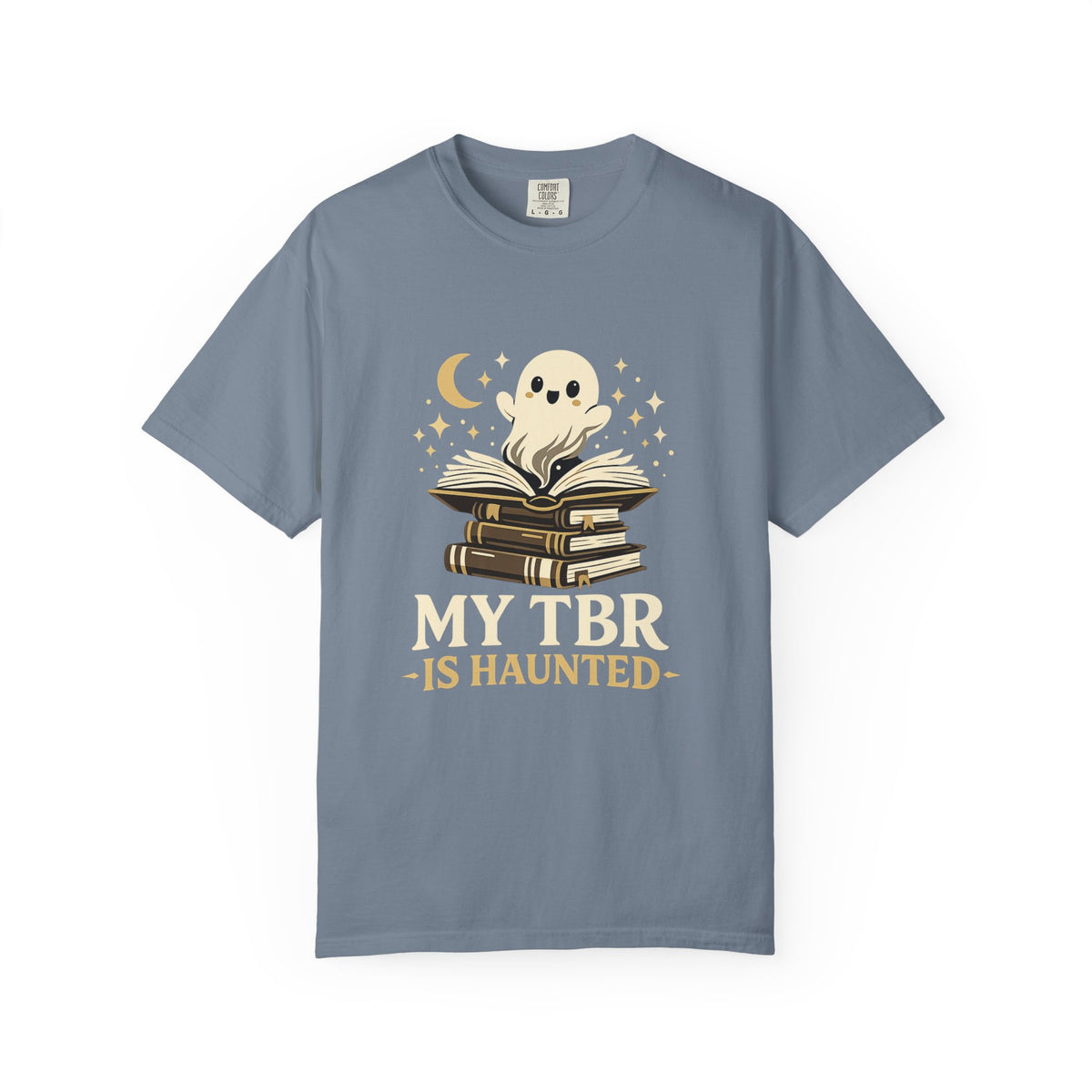 My TBR is Haunted Cute Ghost Stack Tee