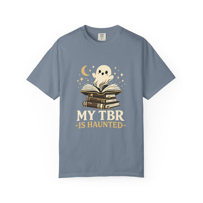 My TBR is Haunted Cute Ghost Stack Tee