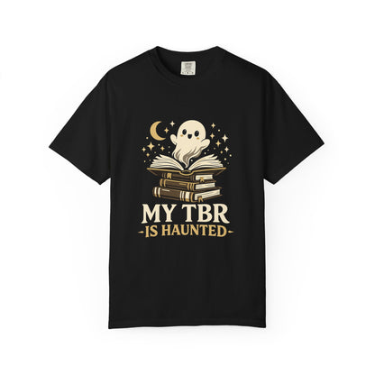 My TBR is Haunted Cute Ghost Stack Tee